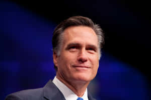 Mitt Romney Smiling Portrait Wallpaper