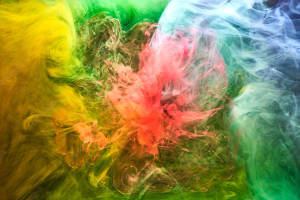 Mix Color Smoke Wallpaper
