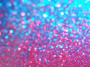 Mixed Sparkly Pink And Blue Glitters Wallpaper