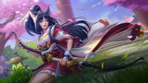 Miya Mobile Legend Japanese Inspired Outfit Wallpaper