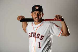 Mlb All-star Carlos Correa Wallpaper