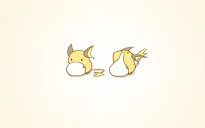 Mochi Chibi Raichu Wallpaper