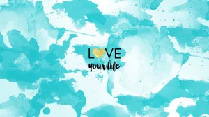Modern And Sleek Teal Laptop Wallpaper