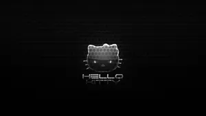 Modern Black Hello Kitty Wallpaper