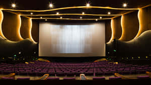 Modern Cinema Hall Interior Wallpaper