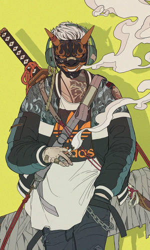 Modern Day Samurai Art Wallpaper