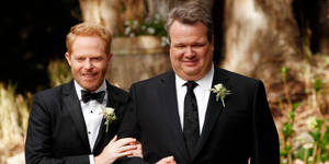 Modern Family Cam And Mitch Wedding Wallpaper