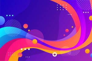 Modern Shapes Graphic For Colorful Background Wallpaper