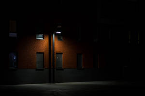 Modern Street Light Dark 4k Wallpaper