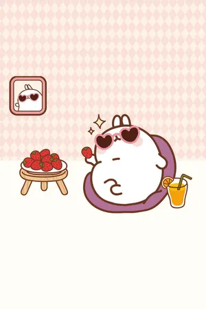 Android Kawaii Inspirational 75 Best iPhone Molang, Cute MO Lang HD phone  wallpaper | Pxfuel