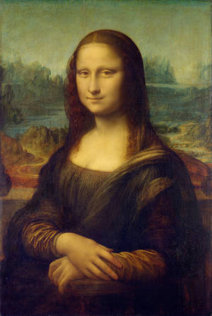 Mona Lisa Oil Portrait Wallpaper