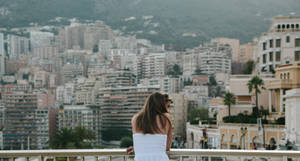 Monaco From A Balcony Wallpaper