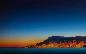 Monaco From Afar Wallpaper