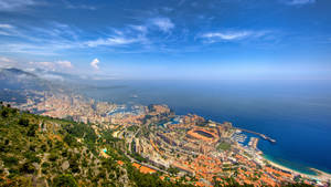 Monaco Landscape And Waters Wallpaper