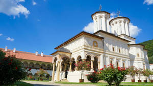 Monastery Of Horezu Romania Wallpaper