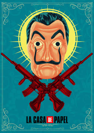 Money Heist Mask Poster Wallpaper