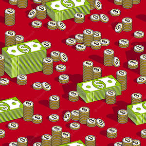 Money Sign Red Wallpaper