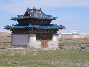 Mongolia Buddhist Temple Wallpaper