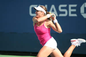 Monica Niculescu In Action Wallpaper