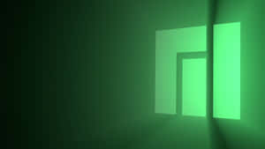 Monjaro Glowing Green Logo Wallpaper