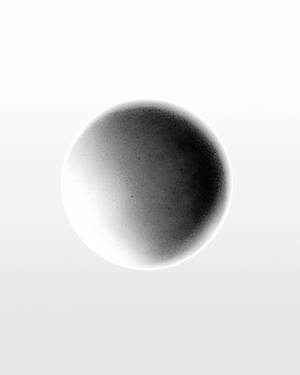 Monochromatic Abstract Sphere Cg Artwork Wallpaper