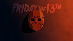 Monochromatic Friday The 13th Mask Wallpaper