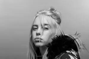 Monochrome Billie Eilish 4k Wallpaper