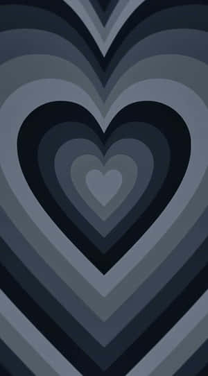 Monochrome Black Heart Iphone Wallpaper