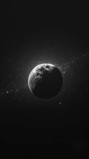 Monochrome_ Earth_from_ Space Wallpaper