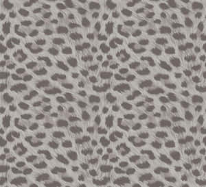 Monochrome Leopard Print Pattern Wallpaper