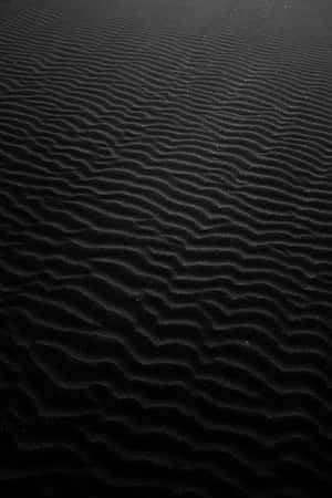 Monochrome Sand Ripples Wallpaper