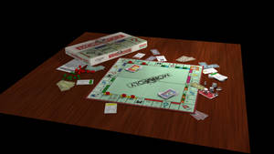 Monopoly Table Top Game Wallpaper