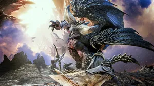 Monster Hunter 4k Dragon Fighting Archer Wallpaper