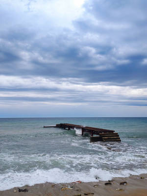 Montenegro Empty Beach Wallpaper