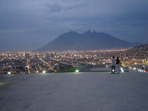 Monterrey Panoramic View Wallpaper