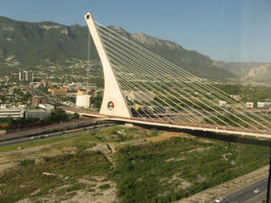 Monterrey Puente De La Unidad Bridge Wallpaper