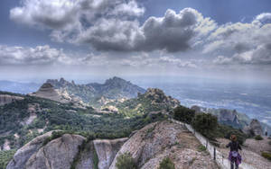 Montserrat Hiking Wallpaper