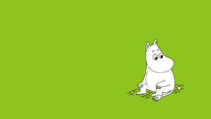 Moomin Desktop White Moomii Wallpaper