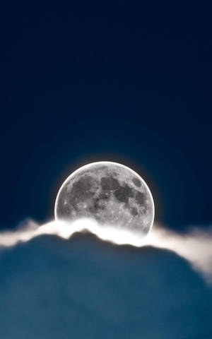 Moon Phone Dark Sky Wallpaper