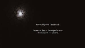 Moon Quotes Ten Words Wallpaper