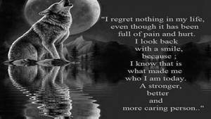 Moon Quotes Wolf Wallpaper