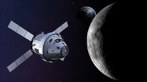 Moon Surface Teams Background Wallpaper