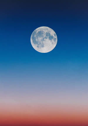 Moonlight 4k Blue White Orange Sky Wallpaper