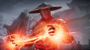 Mortal Kombat 11 Raiden Red Lightning Wallpaper