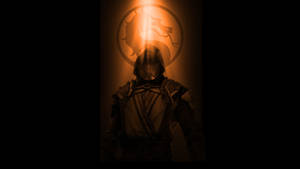Mortal Kombat 11 Scorpion Shadow Logo Wallpaper