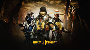 Mortal Kombat 11 Trio Poster Wallpaper