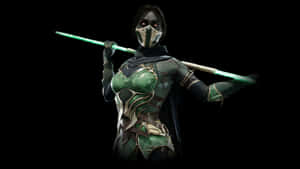 Mortal Kombat Jade Black Skinned Wallpaper