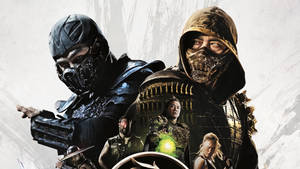 Mortal Kombat Scorpion Vs Sub Zero Poster Wallpaper