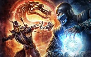 Mortal Kombat X Battle Scene Wallpaper
