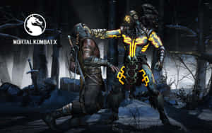 Mortal Kombat X - Iconic Fighters Unleash Their Power Wallpaper